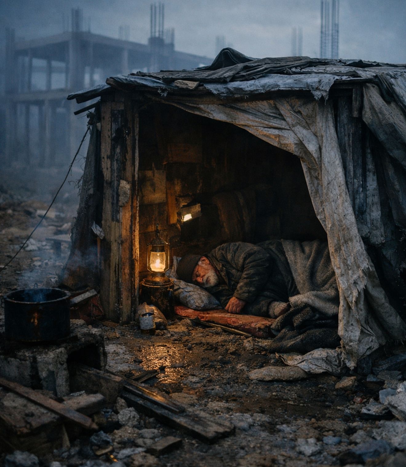 العثور على حارس تجزئة سكنية ميتًا داخل كوخ يفتقر لأبسط شروط العيش