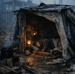 العثور على حارس تجزئة سكنية ميتًا داخل كوخ يفتقر لأبسط شروط العيش