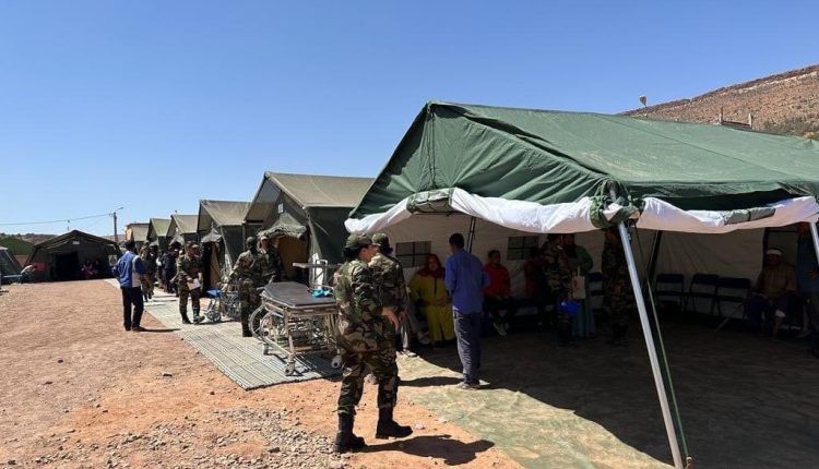 القوات المسلحة توفر الرعاية الصحية بإقليم الحوز ويرغان ومناطق اخرى