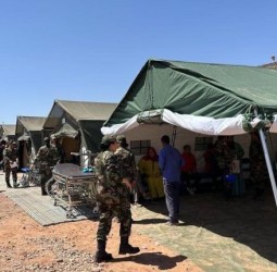 القوات المسلحة توفر الرعاية الصحية بإقليم الحوز ويرغان ومناطق اخرى