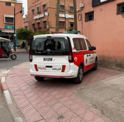 توقيف مروج مخدرات بالحي المحمدي بمراكش بعد مقاومة عنيفة وتهشيم لسيارة الشرطة
