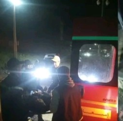 أوريكة:حادثة سير خطيرة بـ منطقة"أوبريم" تضع شاباً في حالة حرجة بمستعجلات تحناوت