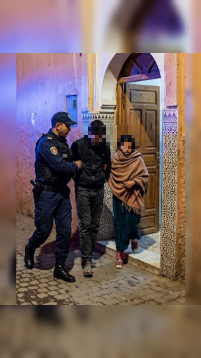 امن مراكش  يقتحم وكراً بحي "أزلي" ويحرر فتاة قاصر
