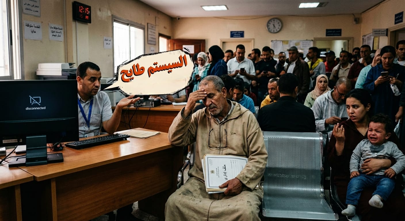 “السيستم طايح”… حين تتحول عبارة واحدة إلى يوم ضائع في حياة المواطن