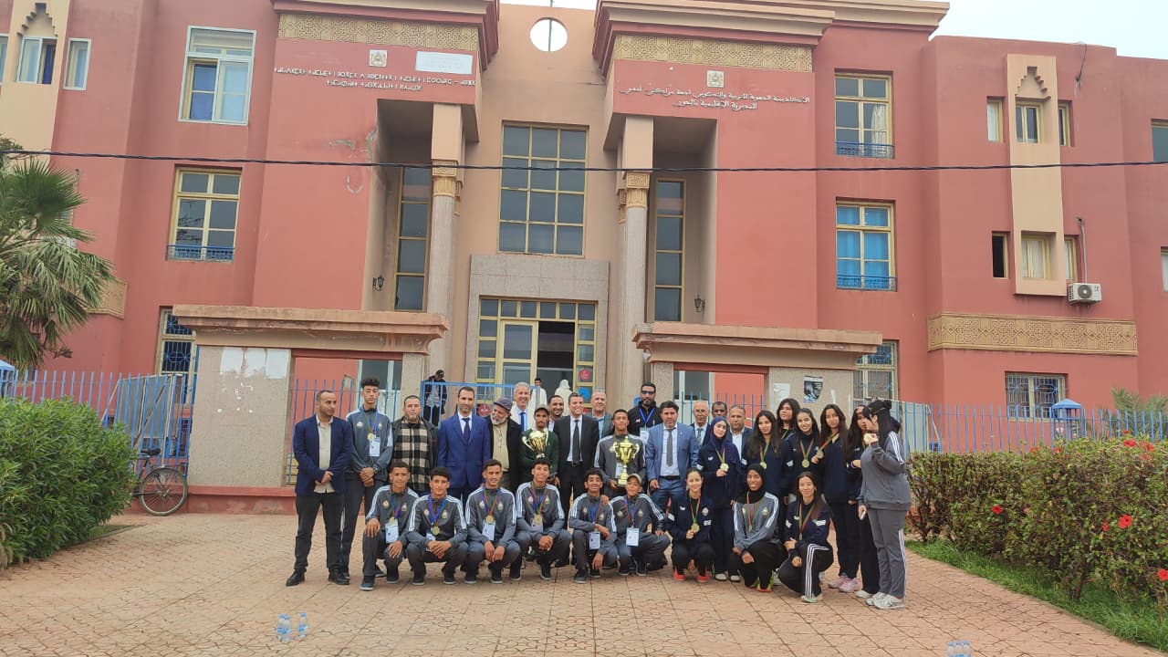 مديرية الحوز  تحتفي بالابطال و تتويجان وطنيان يعكسان روح التحدي بعد الزلزال