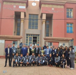 مديرية الحوز  تحتفي بالابطال و تتويجان وطنيان يعكسان روح التحدي بعد الزلزال