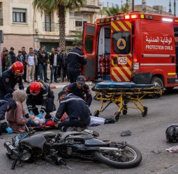 مصرع سائق دراجة نارية في حادثة سير بالطريق الوطنية رقم 2 بإقليم الحسيمة