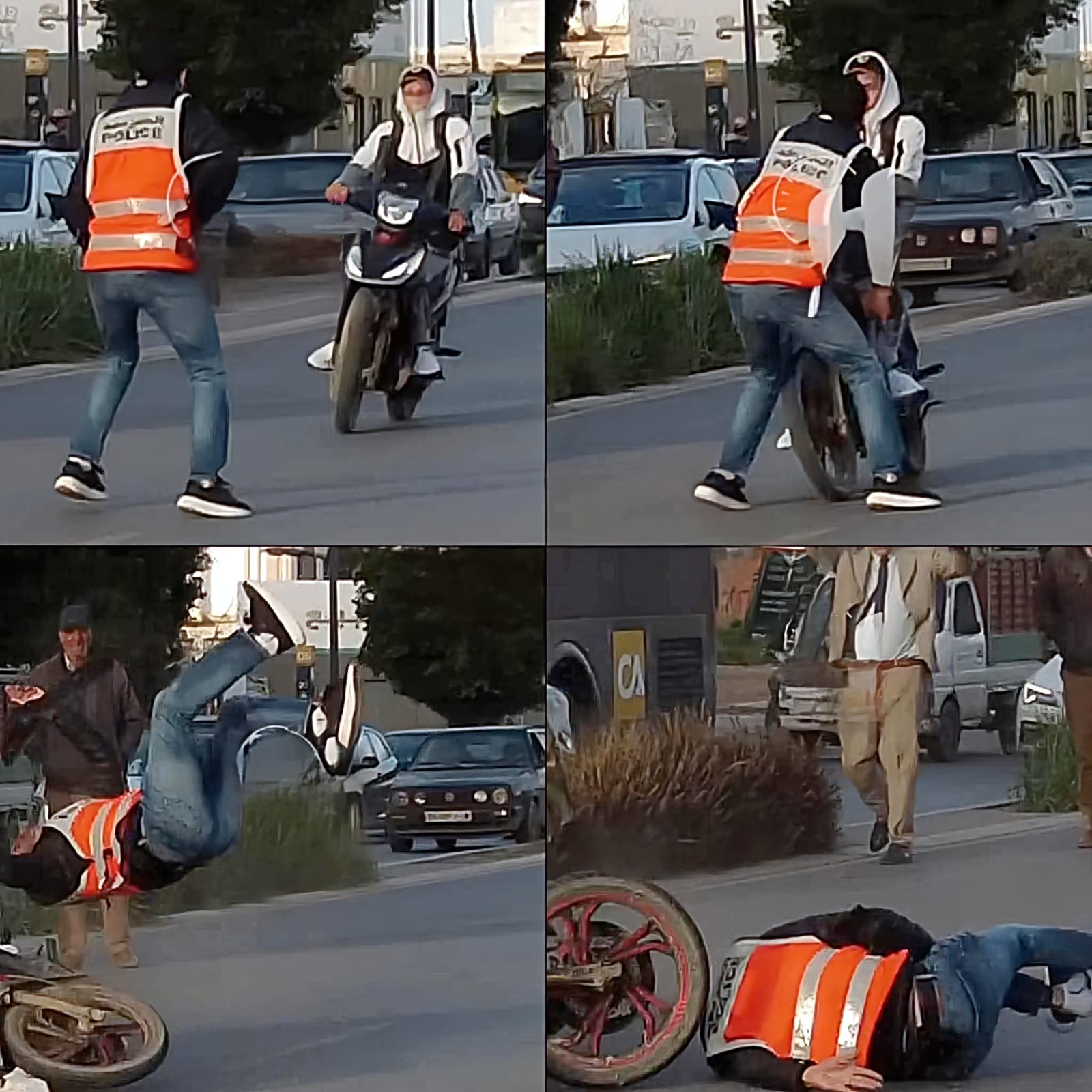 الدار البيضاء: بحث قضائي في واقعة صدم موظف شرطة أثناء أداء مهامه