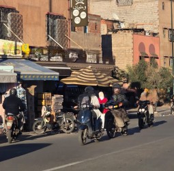 الرصيف في الداوديات: مساحة للمشاة نظريًا، ومجال متعدد الاستعمالات عمليًا