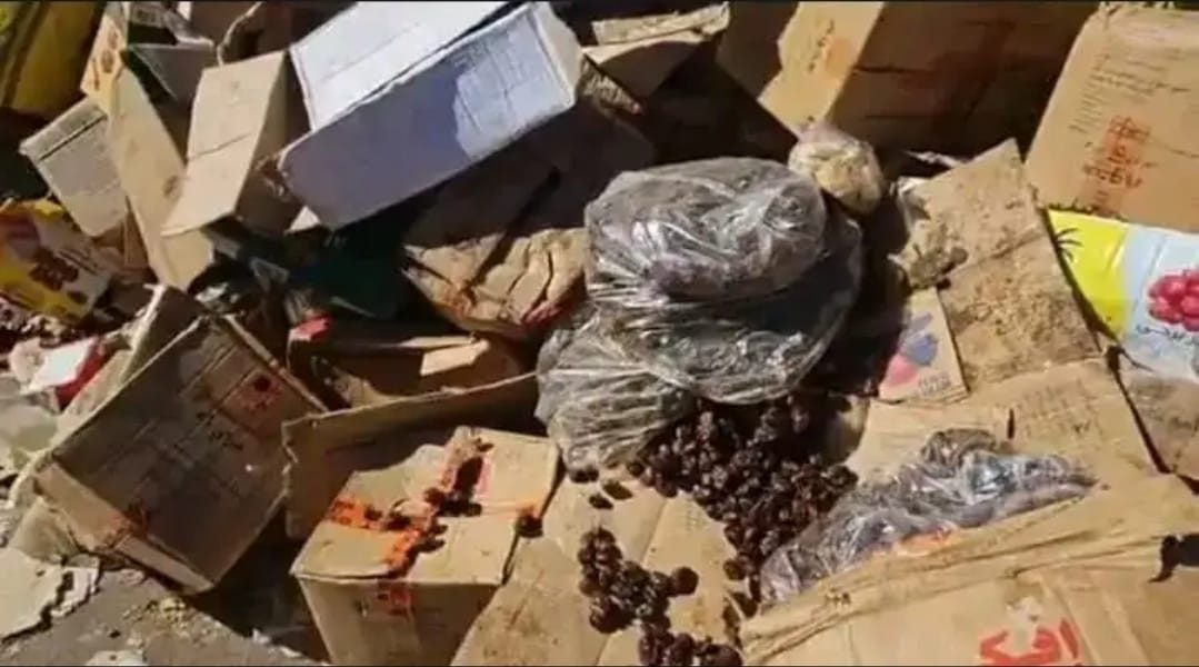 حجز وإتلاف تمور غير صالحة للاستهلاك بسيدي غانم بمراكش