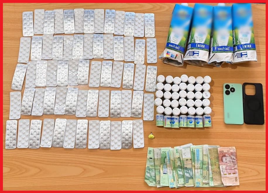 تنسيق أمني يطيح بمروج لـ "القرقوبي" وبحوزته أزيد من 2200 قرص مخدر