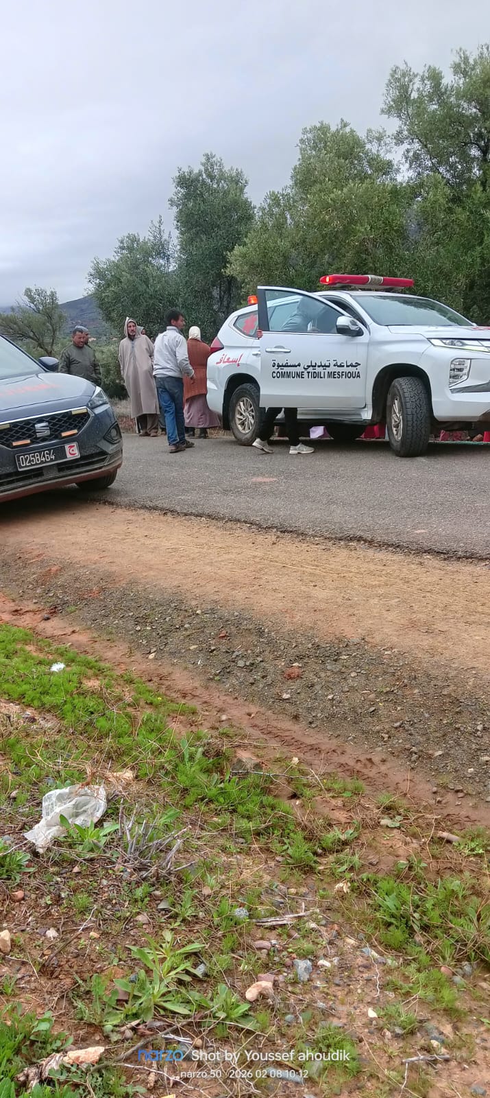 عاجل :إصابة شخصين في حادثة سير بطريق أيت أورير وتيديلي بإقليم الحوز