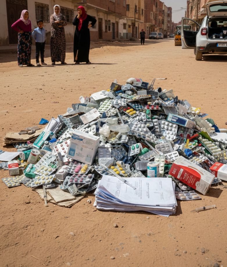 أدوية ووثائق مجهولة المصدر تستنفر سلطات سيدي بوعثمان ضواحي مراكش