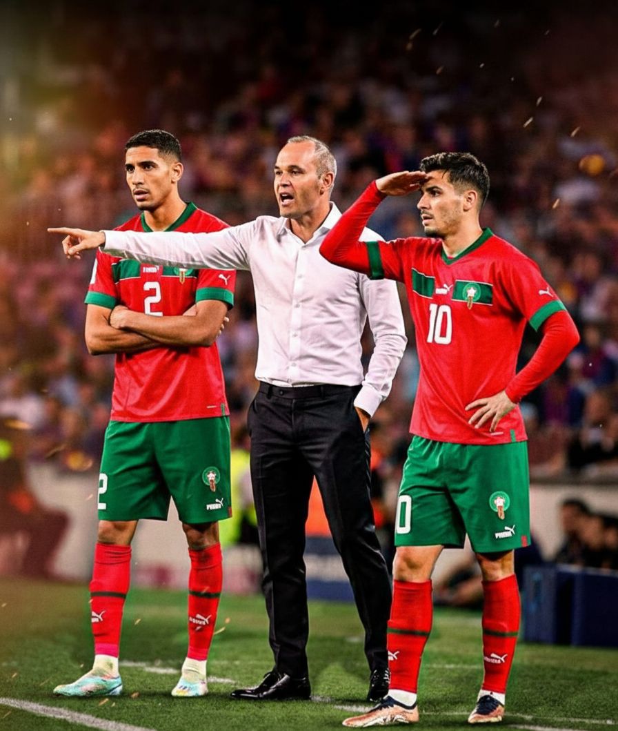 نهاية زمن "النية": هل يكون إنيستا طوق النجاة لأسود الأطلس بعد خيبة الركراكي؟