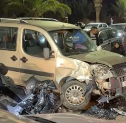 اصطدام قوي يحوّل دراجة نارية إلى حطام وسط شارع محمد السادس