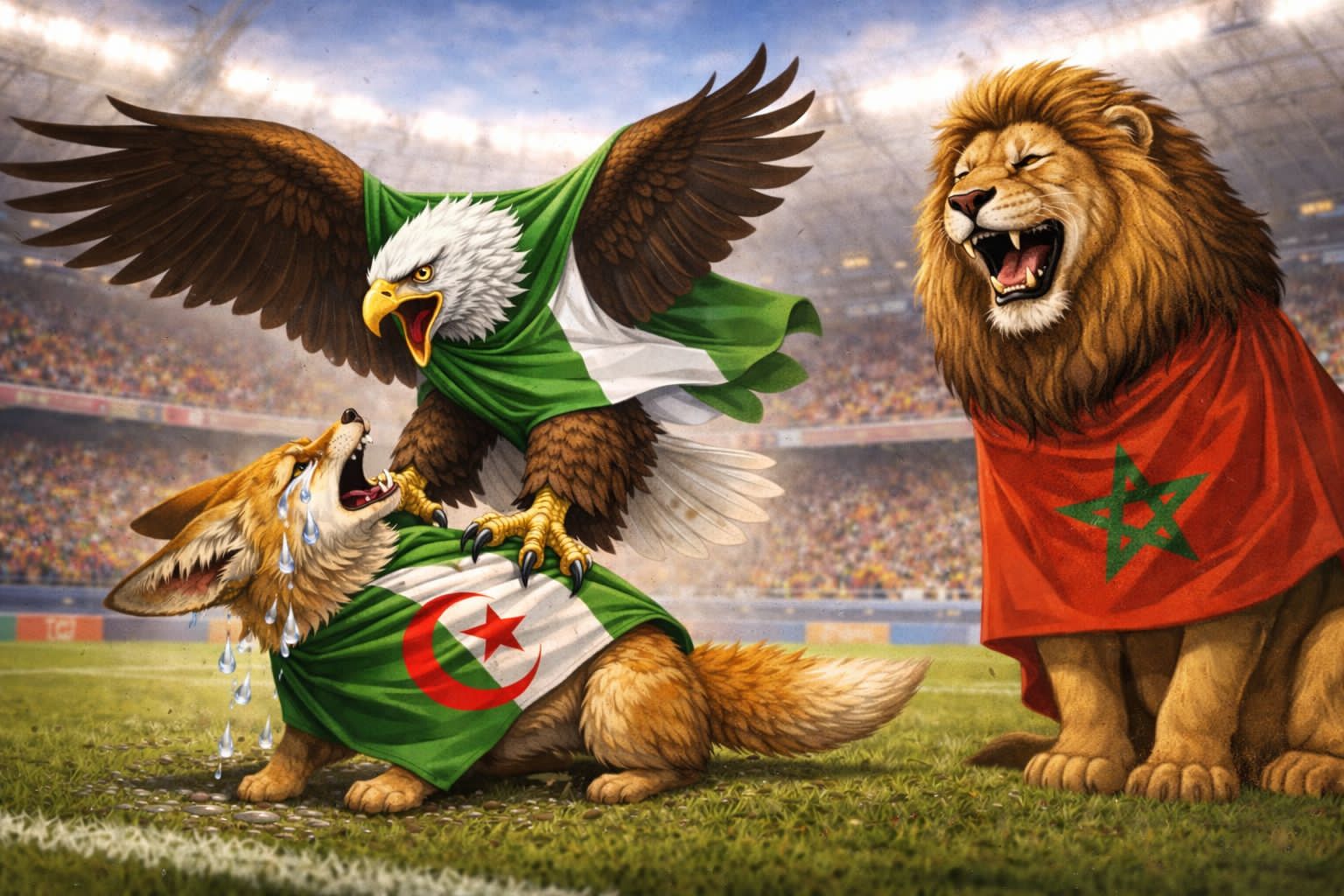 النسور النيجيرية تُسقط منتخب الخسائر وتضرب موعدًا ناريًا مع الأسود