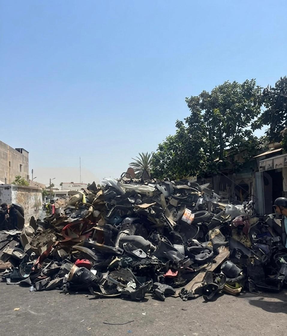 خسائر مادية جسيمة يخلفها حريق بسوق بيع الدراجات النارية بالقريعة