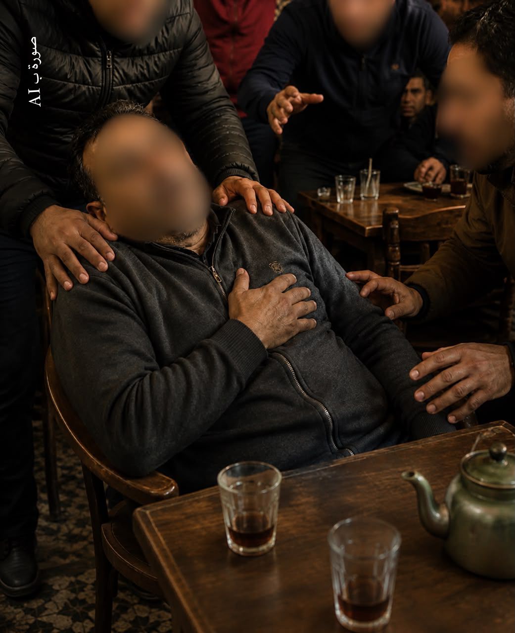 سكتة قلبية تنهي حياة سائق « طاكسي » أثناء احتفاله بهدف تعادل المنتخب المغربي