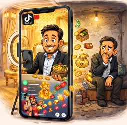 التيكتوك في المغرب: بين صناعة الوهم والتسول الرقمي بواجهة لامعة