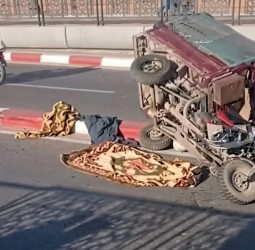 زيارة عائلية بالعيد تنتهي بكسر على مستوى رجلَي أمٍّ في حادثة "تريبورتور" بالحوز