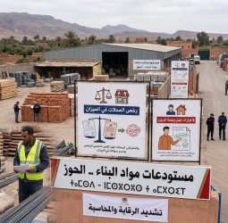تشديد الرقابة على مستودعات مواد البناء بالحوز: رخص المحلات في الميزان ولا قرارات تهم "رخصة الزبون"