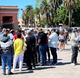 والي جهة مراكش-آسفي يتفقد أوراش إعادة تهيئة ساحة جامع الفنا