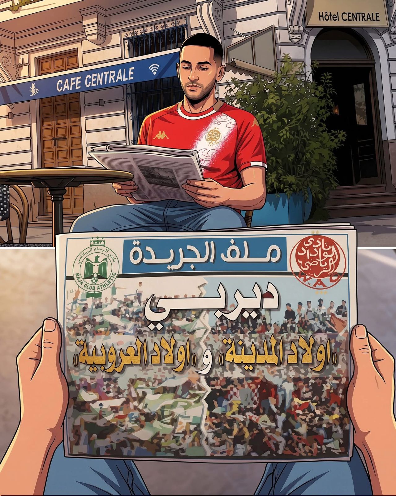 "أولاد المدينة وأولاد العروبية".. سقطة تواصلية لصفحة الوداد الرسمية تثير الجدل وتوقظ النعرات