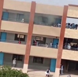 القليعة.. إضرام النار في ستائر قاعات دراسية بثانوية المنفلوطي وسط احتجاج على تنقيل تلاميذ