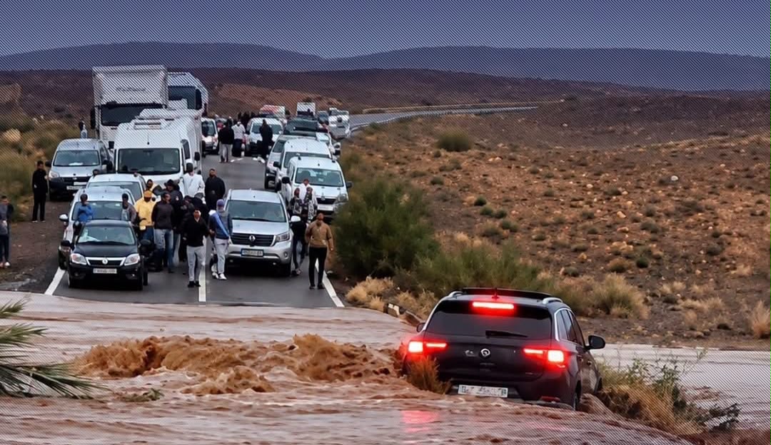 سيول وادي آيت ساون تودي بحياة سائق بالطريق الرابطة بين ورزازات وأكدز