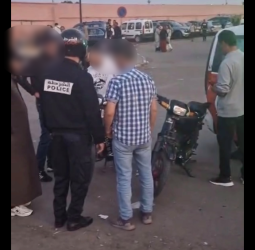 مراكش: حملة أمنية على بيع الدراجات النارية خارج السوق المخصص وحجز عدد منها