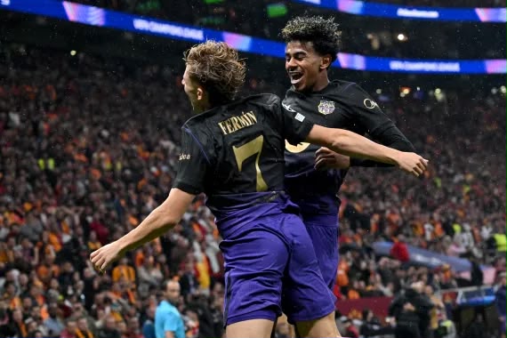 برشلونة يقلب الطاولة على غلطة سراي برباعية في دوري أبطال أوروبا