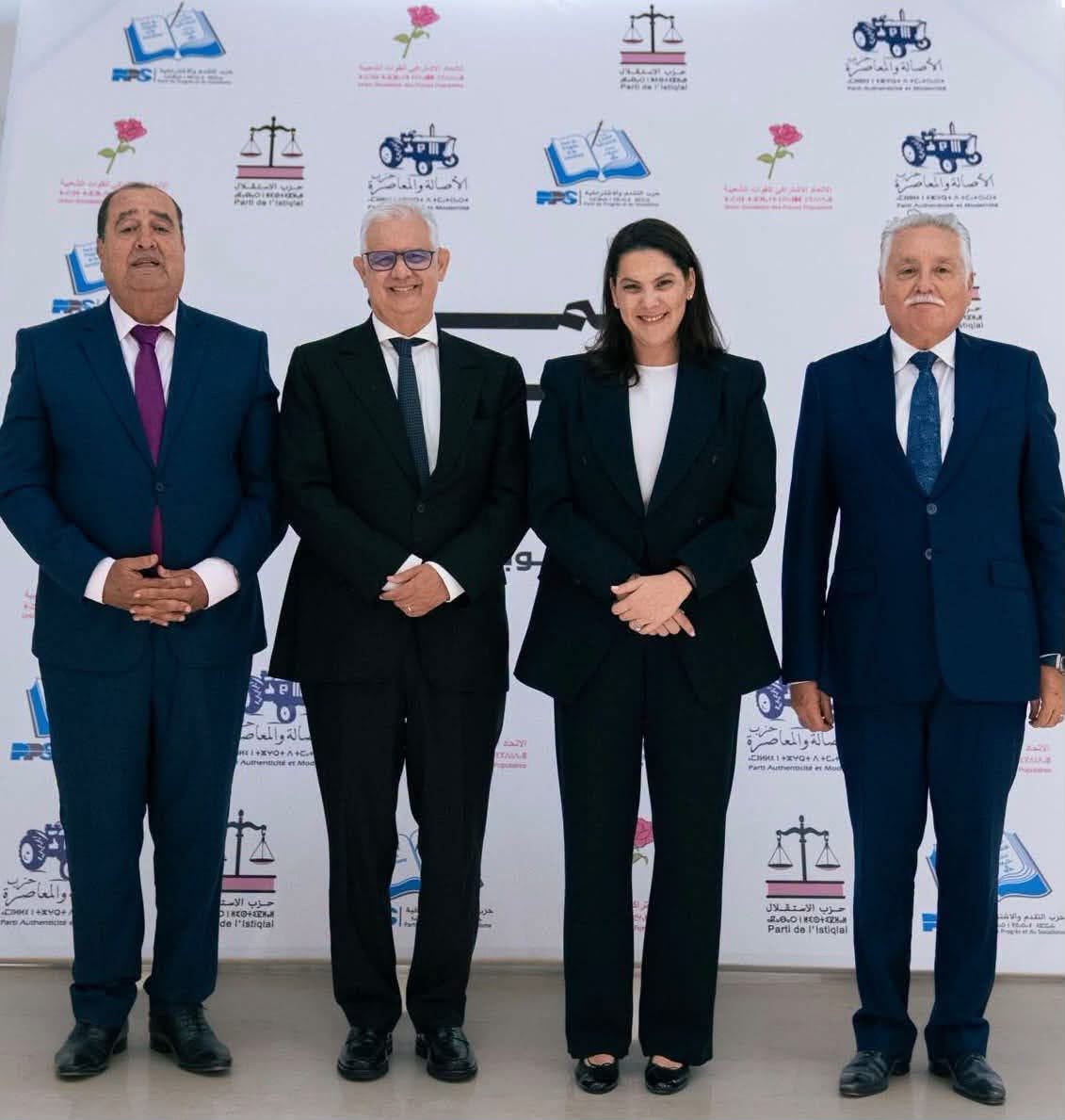 رسمياً.. المنصوري تحسم الأغلبية وتحالف رباعي بين البام والاستقلال والاتحاد والتقدم والاشتراكية في حكومة واحدة