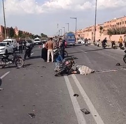 عاجل.. وفاة شخص وإصابة آخر بجروح خطيرة في حادثة سير بين دراجتين ناريتين بمراكش