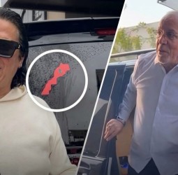 خريطة المغرب كاملة تحرج حفيظ دراجي خلال استقباله من طرف نوفل موسى في تركيا