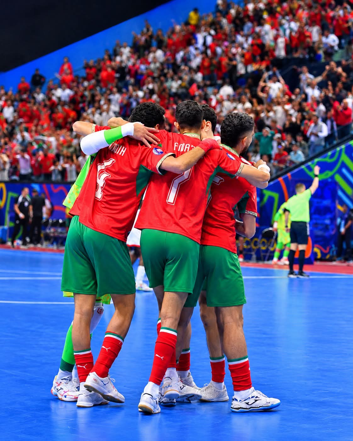 المنتخب الوطني المغربي للفوتسال بطلا لإفريقيا بعد فوزه على أنغولا بخماسية